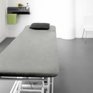 Traumschlaf Frottee Stretch Massageliegenbezug Therapieliegenbezug | 80x195 cm | grau