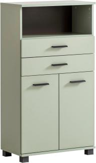 Schildmeyer Palermo Highboard 157648, Pistazie, 59,8 x 32,6 x 110,5 cm