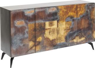 Kare Design Sideboard Oxy, Metall Sideboard im Industriallook, handgefertigtes Unikat, außergewöhnliches TV- Board, (H/B/T) 80x150x41cm