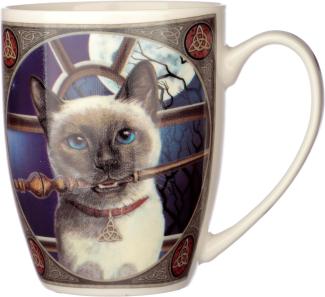 Kaffeebecher Katze mit Zauberstab