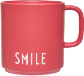 Design Letters Becher mit Henkel Favourite Cup Smile Rot 10101008ROSESMILE