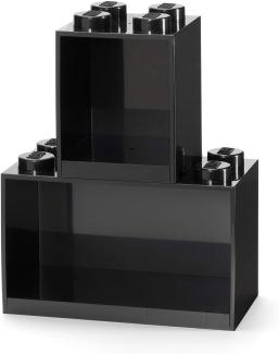 Room Copenhagen LEGO Wandregal Set, schwarz
