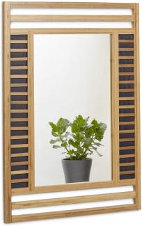 Bambus Spiegel mit dekorativem Rahmen 10020307