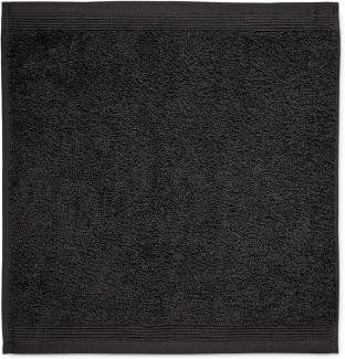Möve Superwuschel Seiftuch 30 x 30 cm aus 100% Baumwolle, Black