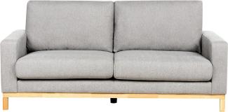 2-Sitzer Sofa grau hellbraun SIGGARD