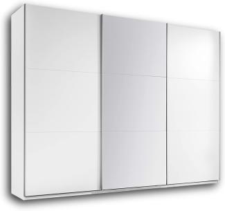 58-166-17 BRAVO Weiß matt / Schiebetürenschrank Kleiderschrank, 210 x 60 x 270 cm