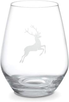 Gmundner Keramik Spiegelau Wasserglas Hirsch 420ml