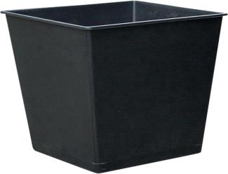 Dehner Universal-Pflanztopf, ca. 26 x 26 x 30 cm, Kunststoff, schwarz