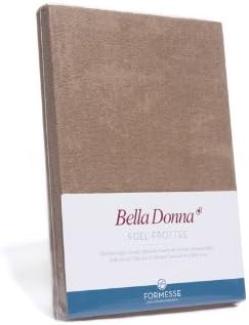 Formesse Bella Donna Edel-Frottee Spannbetttuch | 180x200 - 200x220 cm | wollweiss