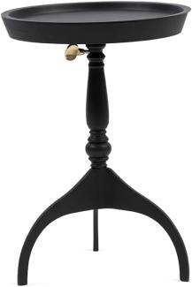 Rivièra Maison Beistelltisch "Crosby Adjustable End Table" black