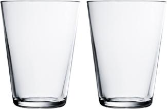 Glas - 400 ml - Klar - 2 Stück Kartio Iittala Wasserglas, Spülmaschinenfest