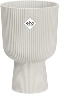 elho Vibes Fold Coupe 14 Pflanzentopf - Blumentopf für Innen - 100% recyceltem Plastik - Ø 13. 9 x H 21. 0 cm - Weiß/Seidenweiß