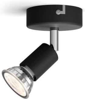 Philips Aufbauspot Strahler Oberflächenbeleuchtung GU10 1 Glühbirne(n) 220-240 V Schwarz