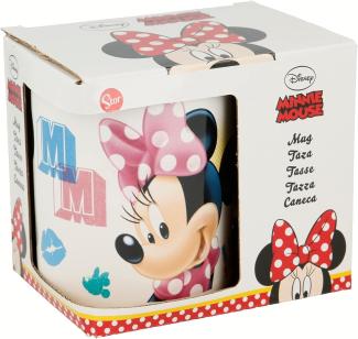 Disney Minnie Mouse Kindertasse ca. Ø 9 x 10 cm und 325 ml in Geschenkbox