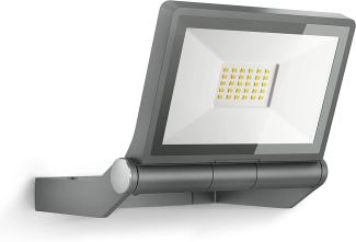 Steinel LED-Außenstrahler XLED ONE anthrazit, 17,8 W Fluter, 180° schwenkbar, 2050 lm, 3000 K warmweiß, aluminium