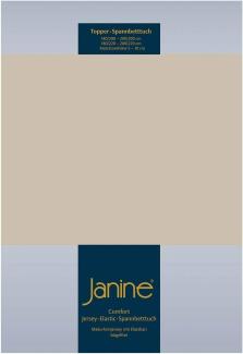Janine Topper Comfort Jersey Spannbetttuch | 140x200 cm - 160x220 cm | naturell