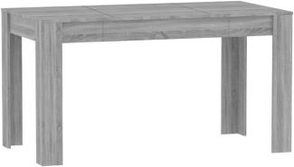 Esstisch Grau Sonoma 140x74,5x76 cm Holzwerkstoff