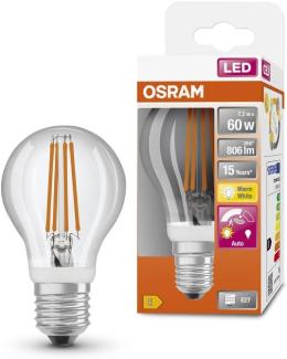 Osram LED-Lampe Standard Motion Sensor 7,3W/827 (60W) Clear E27
