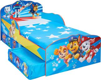 Moose Toys 'Paw Patrol' Kinderbett blau, 70 x 140 cm, mit Schubladen