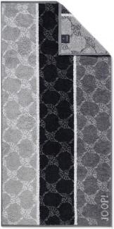 JOOP Frottier Handtücher Signature Cornflower Stripes | Duschtuch 80x150 cm | schwarz