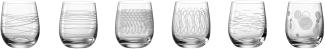 Leonardo, Whiskybecher 6er mit Diagravur im GK, Casella, D70mm, 360ml, klar