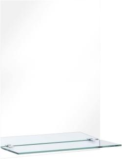vidaXL Wandspiegel mit Regal 40×60 cm Hartglas [249438]