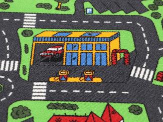 Primaflor Spieleteppich - Robuster Kinderteppich - Hochwertiger Teppich für das Kinderzimmer - Spielmatte Jungen/Mädchen - City - 160x200 cm