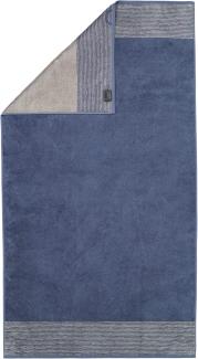 Cawö Handtücher Two-Tone | Duschtuch 80x150 cm | nachtblau
