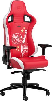 noblechairs Epic Gaming Stuhl Nuka Cola Edition, Bürostuhl Ergonomisch, Kopf- und Lendenstütze, Entwickelt für Nutzer bis 120kg und 1,85 Meter Hoch