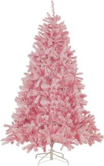 Künstlicher Weihnachtsbaum 210 cm rosa FARNHAM