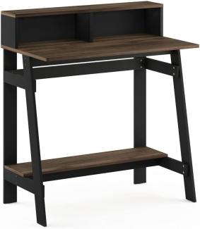 Furinno Simplistic Ein Rahmen-Computertisch, PC-Tisch, Bürotisch, Columbia Walnut, 80. 3 (Breite) x 90. 4 (Höhe) x 45. 5 (Tiefe) cm