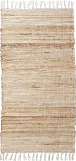 Teppich Baumwolle, Jute 70x140cm naturfarben