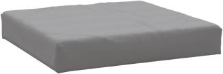 Palettenkissen Grau 60x60x8 cm Oxford-Gewebe