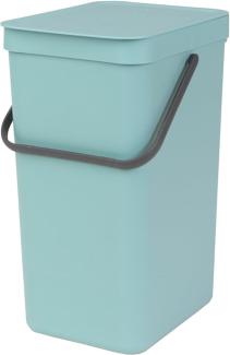 Brabantia Sort & Go Einbaubehälter, Plastik,Minzgrün,16L