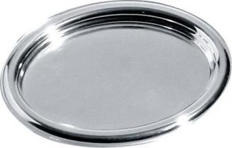 Alessi Tablett oval aus Edelstahl glänzend poliert
