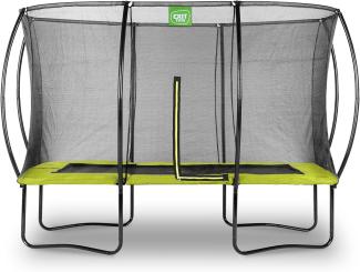 Exit Stahl Trampolin Silhouette | Lime | 244x366 cm