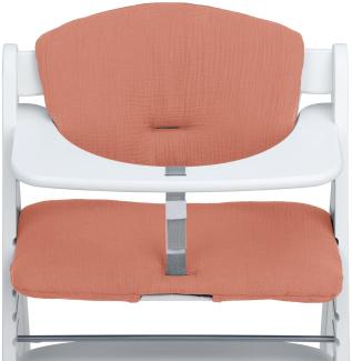 Hauck Sitzkissen Hochstuhlauflage Premium für Alpha Hochstuhl - 2-teilige Sitzauflage aus Baumwolle (Cork)