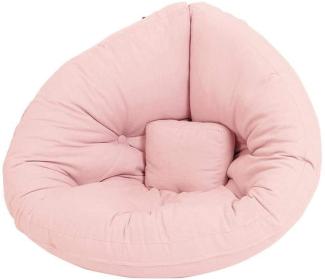 Futon Sessel MINI NIDO kleiner Polstersessel für Kinder pink peonie