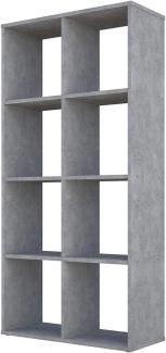 Polini Home Raumteiler, beton, mit 8 Fächern