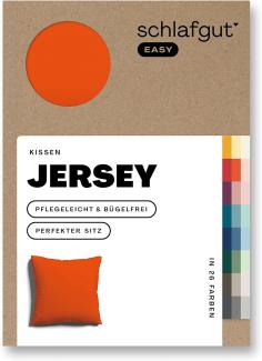 Kissenbezug EASY Jersey, Schlafgut (1 Stück), Kissenhülle mit Reißverschluss, weich und saugfähig, Kissenbezug