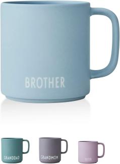 Design Letters Becher mit Henkel Mini Favourite Cup Brother Hellblau 20105000LBBROTHER