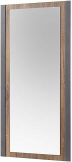 Badezimmer Spiegel Auburn Eiche Stirling und Matera grau 54 x 108 cm