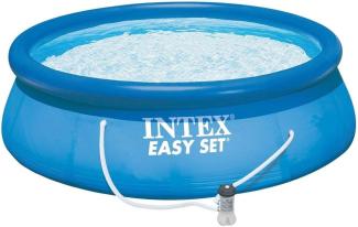 INTEX Swimming Pool Easy Set 28132GN - Pool, Filterpumpe und Filtereinsatz 366x76cm