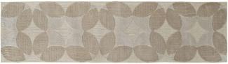 Teppich DKD Home Decor Beige Polyester Kreise (60 x 240 x 0. 9 cm)