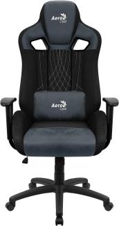 Aerocool EARL, Gaming-Stuhl, AeroSuede atmungsaktiv, verstellbare Rückenlehne, blau
