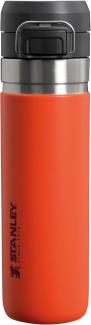 STANLEY Quick Flip Trinkflasche Edelstahl 0. 71L - Hält 12+ Stunden Kalt - Wasserflasche BPA-Frei - Spülmaschinenfest - Druckverschlussdeckel - Thermosflasche Auslaufsicher - Tigerlily Plum