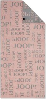 JOOP! Saunatuch Active Repeat 1684 27 Rosè, Walkfrottier (1-St), Badetuch, Wellnesstuch, Saunalaken