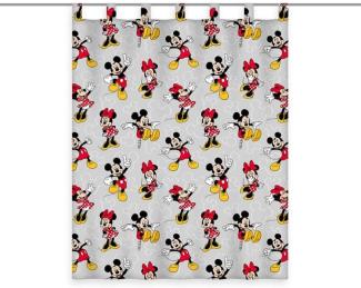 Gardine Vorhang Fertiggardine Disney Minnie & Mickey 140 x 160 cm