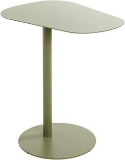 HAKU Möbel Beistelltisch, Metal, Grün, T 38 x B 53 x H 60 cm