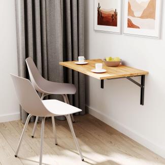 mikon 60x40 | Wandklapptisch Klapptisch Wandtisch Küchentisch Schreibtisch Kindertisch | Gold Craft